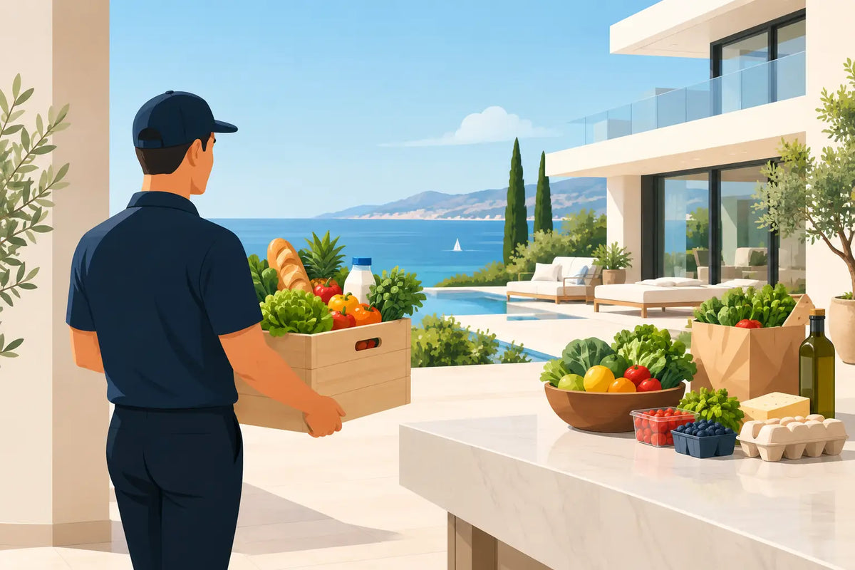 Luxury Villa Groceries That Arrive Ready