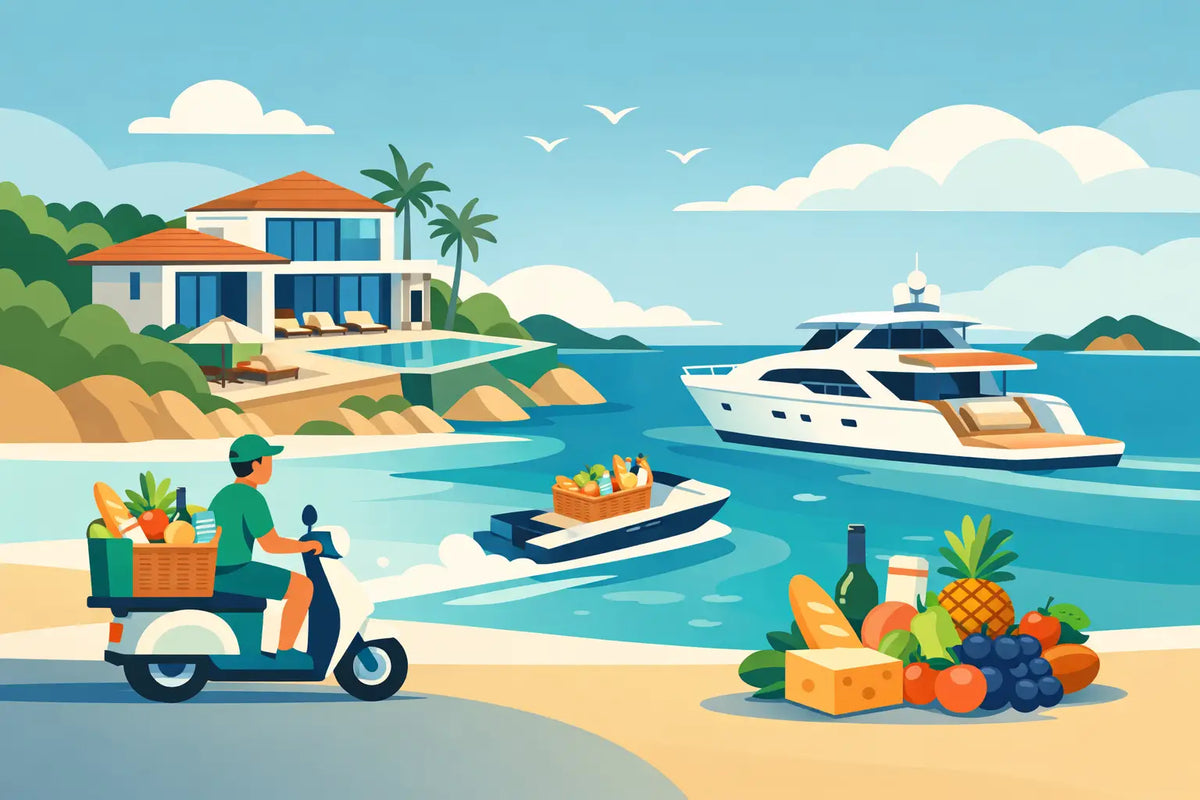 St Barth Grocery Delivery for Villas and Yachts