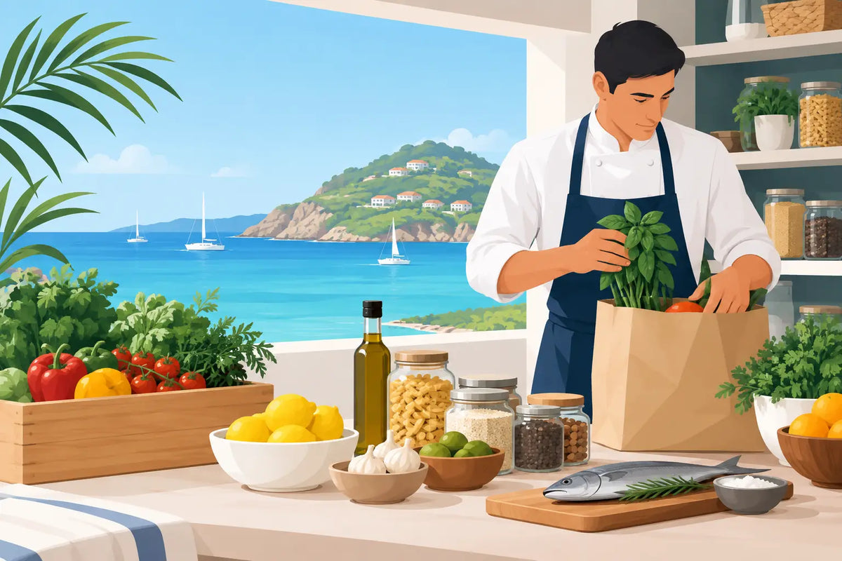 Chef Pantry Restocking Example for St. Barth