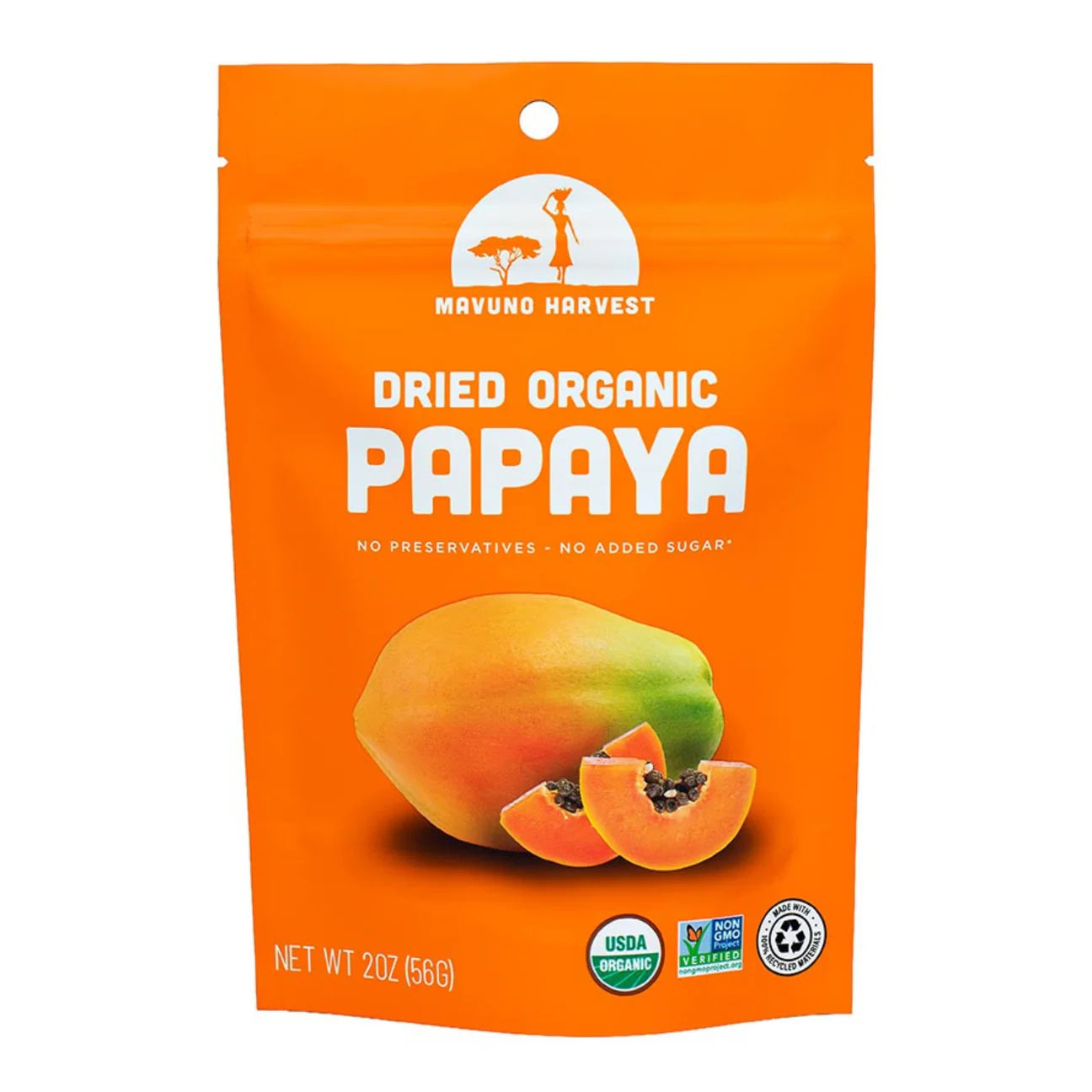 Organic Dried Papaya Navuno Harvest