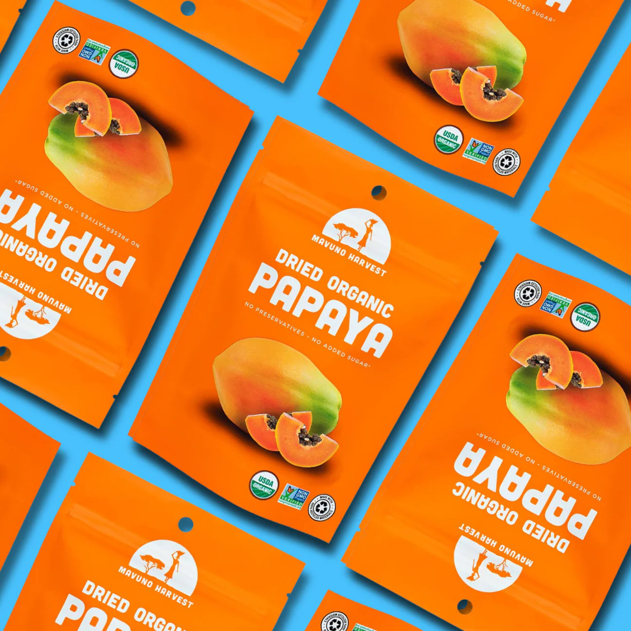 Organic Dried Papaya Navuno Harvest