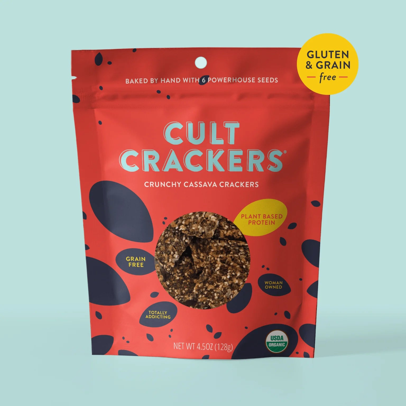Crunchy Cassava Crackers