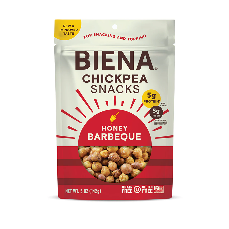 Honey Barbeque Roasted Chickpeas
