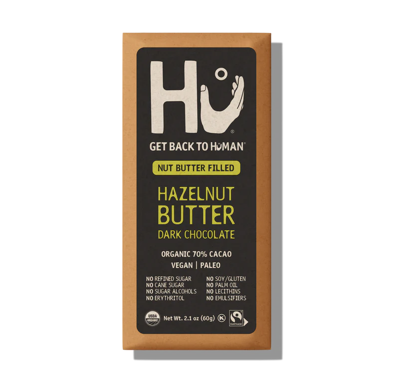 Dark Chocolate Bars Hazelnut Butter