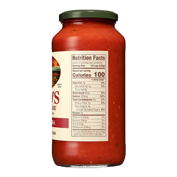 Homemade Marinara Pasta Sauce