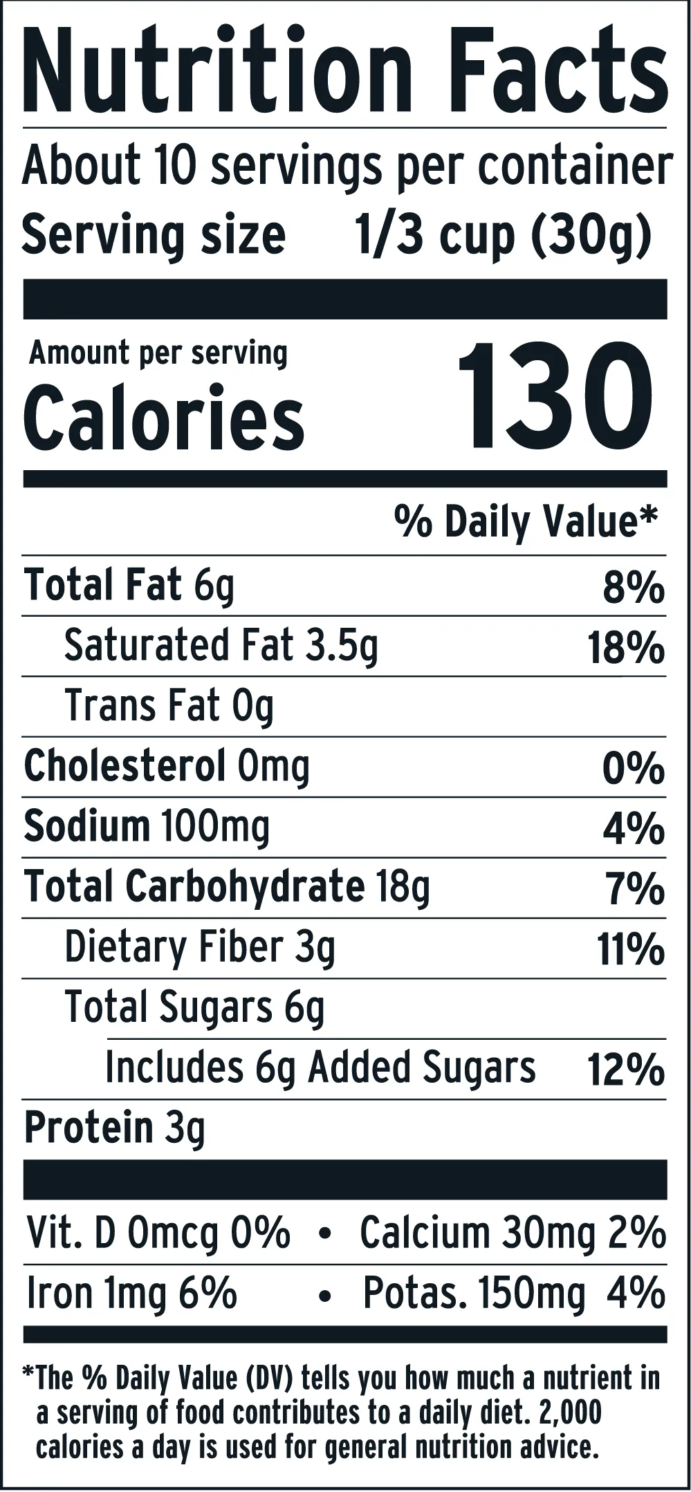 Cookie Granola Peanut Butter
