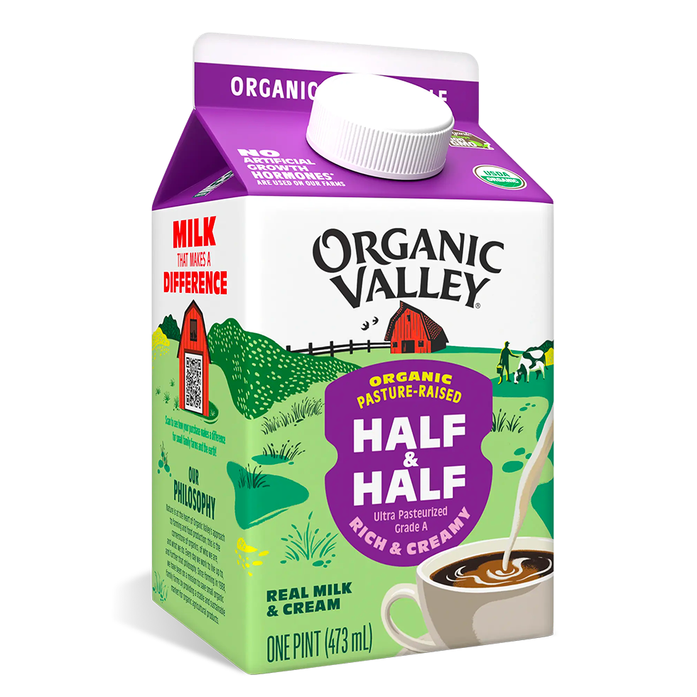 Half & Half, Ultra Pasteurized, Pint